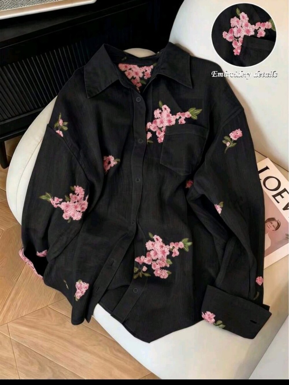 Women's Fashion Casual Minimalist Romantic Vacation Embroidered Floral